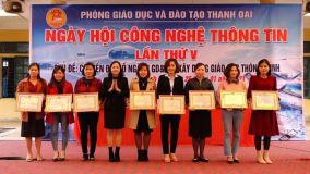 Đ/c Nguyễn Thị Vân Anh đạt giải nhất kỳ thi kỹ năng CNTT cấp huyện